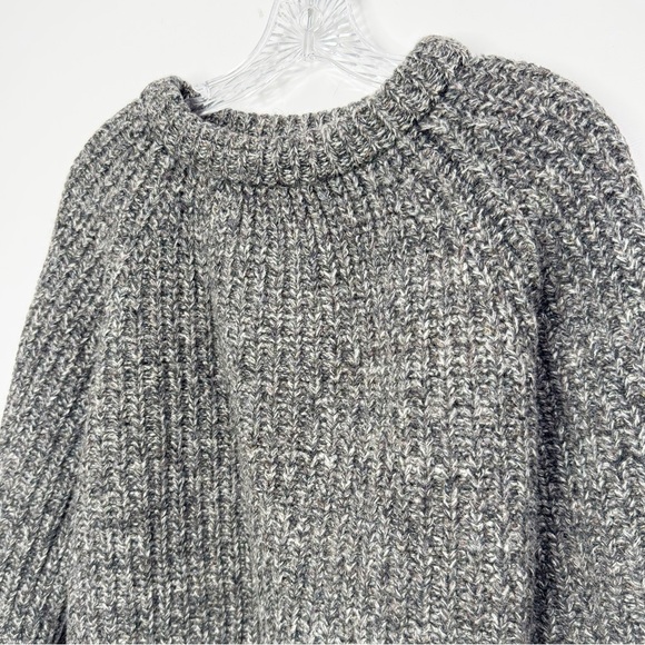 Vintage Dartmoor Jumpers Chunky Knit Gray 100% Wool Sweater Size XL - Picture 10 of 13